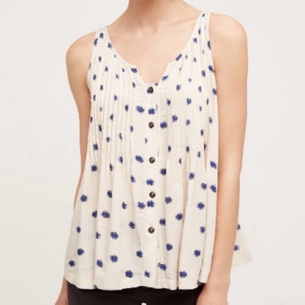Anthropologie Maeve Saona Polka Dot Swing …